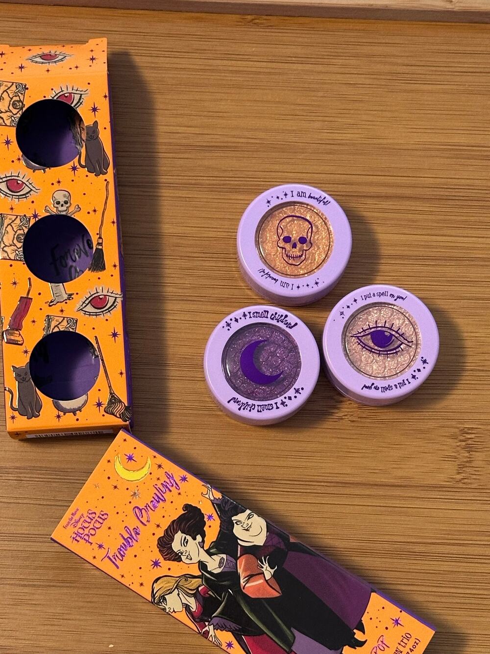 ColourPop Disney Hocus Pocus "Trouble Brewing" Shadow Trio